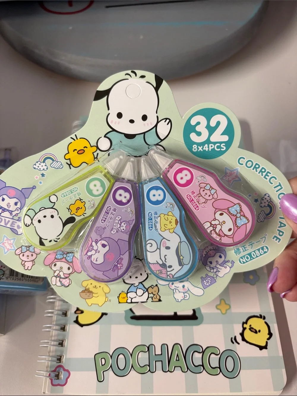 Pochacco - Mint & Pastel Accessories